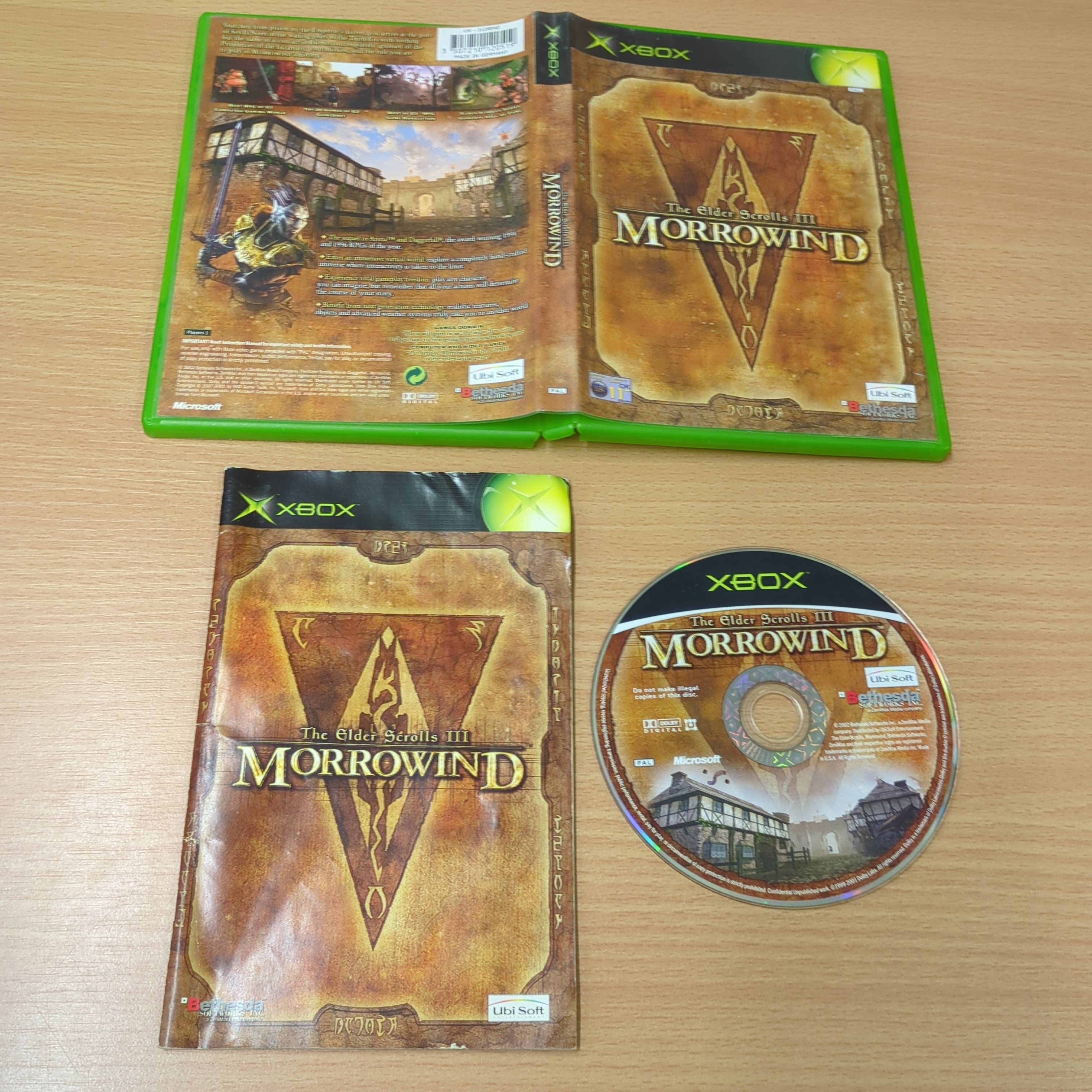 The Elder Scrolls III: Morrowind original Xbox game The Elder Scrolls III: Morrowind original Xbox game